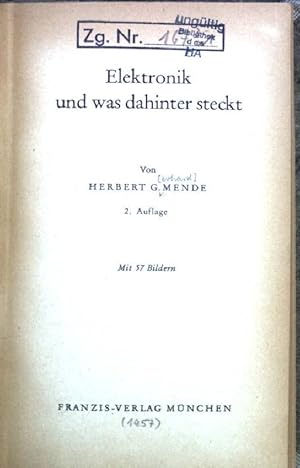 Bild des Verkufers fr Elektronik und was dahinter steckt. zum Verkauf von books4less (Versandantiquariat Petra Gros GmbH & Co. KG)