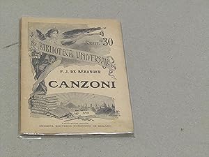 Seller image for P. J. Branger. Canzoni for sale by Amarcord libri