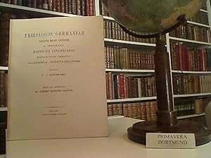 Philologos Germaniae exeunte mense Septembri a 1875 Rostochii congregatos benevolentissime consal...