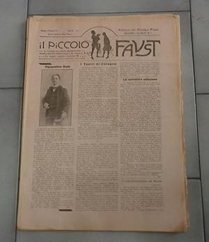 IL PICCOLO FAUST, notiziario di TEATRO bolognese e nazionale - 1917 - anno 43 - dal n. 1 del 10 g...