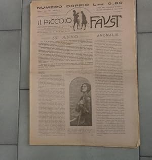 IL PICCOLO FAUST, notiziario di TEATRO bolognese e nazionale - 1926 - anno 52. Dal numero 1 del m...