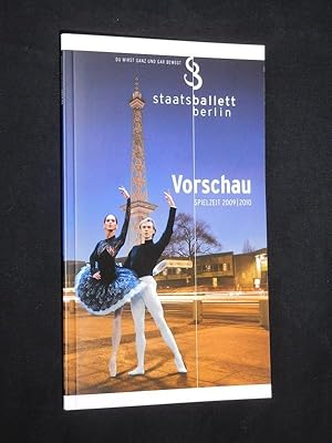 Bild des Verkufers fr Staatsballett Berlin, Vorschau Spielzeit 2009/ 2010 zum Verkauf von Fast alles Theater! Antiquariat fr die darstellenden Knste