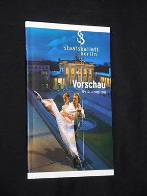 Bild des Verkufers fr Staatsballett Berlin, Vorschau Spielzeit 2008/ 2009 zum Verkauf von Fast alles Theater! Antiquariat fr die darstellenden Knste