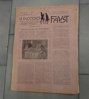 IL PICCOLO FAUST, notiziario di TEATRO bolognese e nazionale - 1923 - anno 49. 1 del 10 gennaio a...