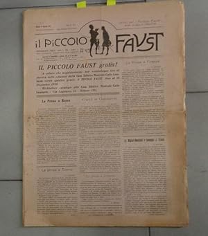 IL PICCOLO FAUST, notiziario di TEATRO bolognese e nazionale - 1925 - anno 51. Dal numero 1 del 1...