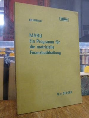 MABU, ein Programm für die matrizielle Finanzbuchhaltung,