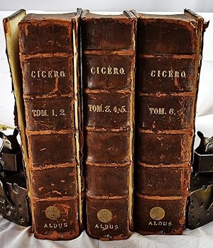 Seller image for Mannucciorum Commentariis illustratus antoquaeque lectioni restitutus [Opera of Cicero] (7 volumes bound in 3) for sale by Sequitur Books