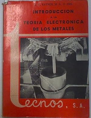 Seller image for Introduccin a la teora de electrnica de los metales for sale by Almacen de los Libros Olvidados