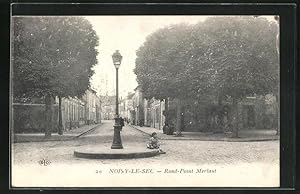 Carte postale Noisy-les-Sec, Rond-Point Merlaut