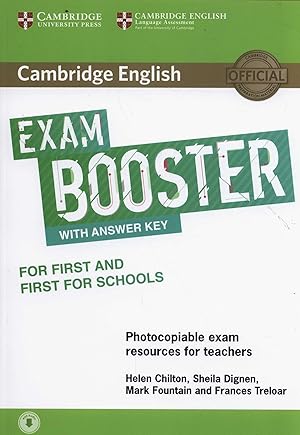 Imagen del vendedor de Cambridge English Exam Booster for First and First for Schools with Answer Key with Audio a la venta por Imosver