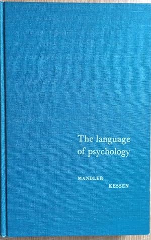 THE LANGUAGE OF PSYCHOLOGY