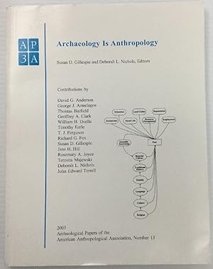 Bild des Verkufers fr Archaeology Is Anthropology zum Verkauf von Chaparral Books