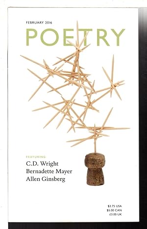 POETRY MAGAZINE, February 2016, Volume CCVII, Number 5.