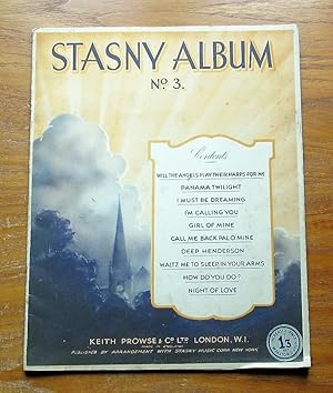 Stasny Album No 3: Standard Popular Songs.