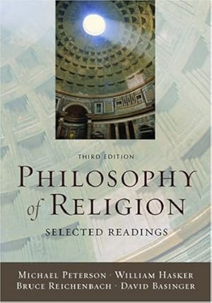 Bild des Verkufers fr Philosophy of Religion: Selected Readings. zum Verkauf von nika-books, art & crafts GbR