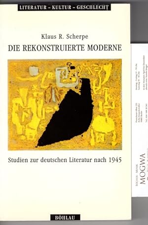Image du vendeur pour Die rekonstruierte Moderne. Studien zur deutschen Literatur nach 1945. mis en vente par nika-books, art & crafts GbR