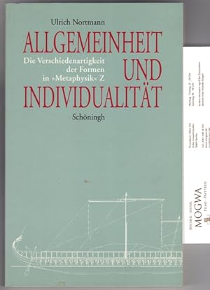 Seller image for Allgemeinheit und Individualitt. for sale by nika-books, art & crafts GbR