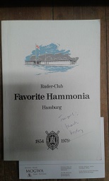 Bild des Verkufers fr Ruder-Club Favorite Hammonia Hamburg 1854-1979. zum Verkauf von nika-books, art & crafts GbR