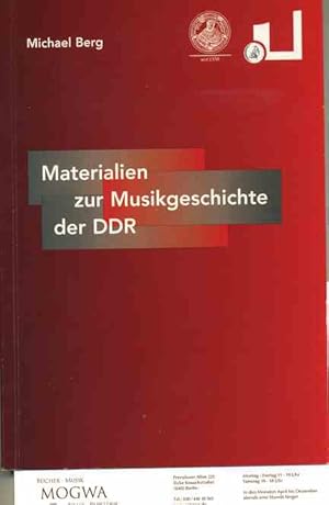 Materialien zur Musikgeschichte der DDR.