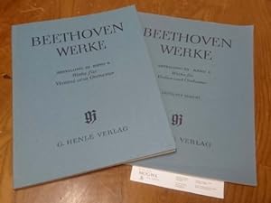 Beethoven Werke Abteilung III, Band 4: Werke für Violine und Orchester. Mit kritischem Bericht. 2...
