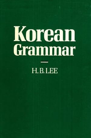 Korean Grammar.