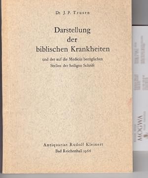 Imagen del vendedor de Darstellung der biblischen Krankheiten und der auf die Medien bezglichen Stellen der heiligen Schrift. a la venta por nika-books, art & crafts GbR