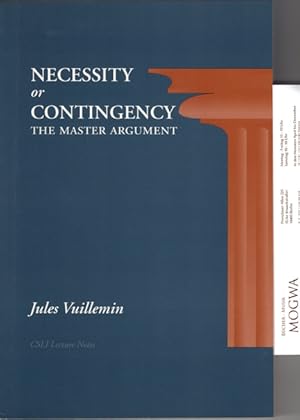 Bild des Verkufers fr Necessity or Contingency? The Master Argument. zum Verkauf von nika-books, art & crafts GbR