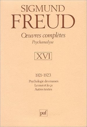 Bild des Verkufers fr Oeuvres compltes - Psychanalyse. Volume 16, 1921-1923. zum Verkauf von nika-books, art & crafts GbR