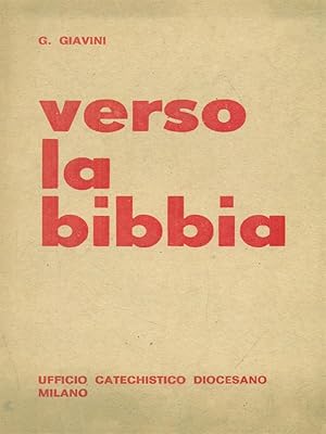 Image du vendeur pour Verso la Bibbia mis en vente par Librodifaccia