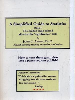 Seller image for A Simplified Guide to Statistics. Book I for sale by Librodifaccia