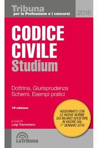 Immagine del venditore per Codice Civile Studium Esempi Pratici Dottrina Giurisprudenza Schemi 2016 Tribuna venduto da Piazza del Libro