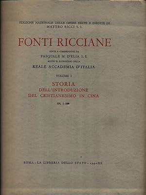 Seller image for Fonti ricciane vol. 1 nn.1-500 for sale by Miliardi di Parole