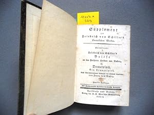 Supplement zu Firedrich von Schiller's sämmtlichen Werken. Friedrich von Schiller's Briefe an den...