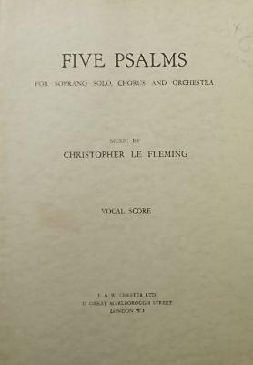 Seller image for Five Psalms, Vocal Score for sale by Austin Sherlaw-Johnson, Secondhand Music