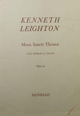 Immagine del venditore per Missa Sancti Thomae, Op.40, Vocal Score venduto da Austin Sherlaw-Johnson, Secondhand Music