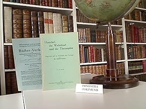 Haeckel, die Welträtsel und die Theosophie . Abgedruckt nach der Nachschrift eines Vortrages.