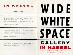 Wide White Space Gallery in Kassel Parkhotel  Hessenland . 26-VI / 5-VII-68.