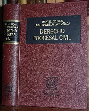 Derecho Procesal Civil De Rafael Pina Iberlibro