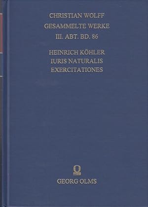Iuris naturalis exercitationes VII (1738). Angeb.: Ders.: Philosophisches Glaubensbekenntnis (1742).