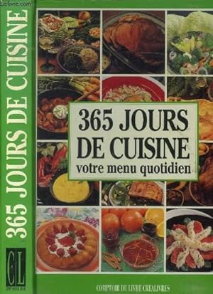 Immagine del venditore per 365 jours de cuisine de menus quotidien venduto da Le-Livre