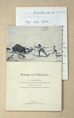 Immagine del venditore per Zu einer Charakterologie des altschweizerischen Kriegertums, S. 48-88. venduto da antiquariat peter petrej - Bibliopolium AG