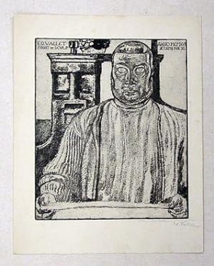 Seller image for o. T. - [ "Portrait de l'artiste" ]. Orig.-Radierung. for sale by antiquariat peter petrej - Bibliopolium AG