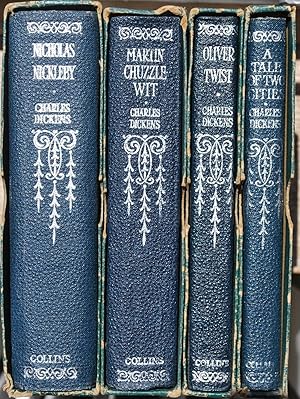 Imagen del vendedor de Four titles: Nicholas Nickleby, Martin Chuzzlewit, Oliver Twist and A Tale of Two Cities. a la venta por ShepherdsBook