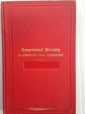 Immagine del venditore per Fifty-Fourth Congress. [Second Session.] Official Congressional Directory, For the use of the United States Congress, Prepared Under the Direction of The Joint Committee on Printing. venduto da T. Brennan Bookseller (ABAA / ILAB)