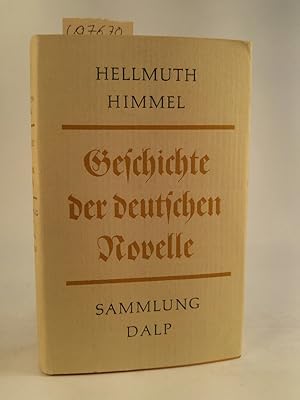 Bild des Verkufers fr Geschichte der deutschen Novelle. (Sammlung Dalp ; Bd. 94). zum Verkauf von ANTIQUARIAT Franke BRUDDENBOOKS