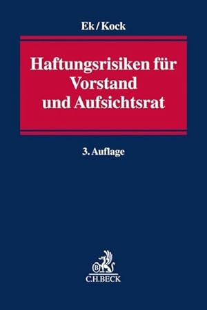 Immagine del venditore per Haftungsrisiken fr Vorstand und Aufsichtsrat venduto da BuchWeltWeit Ludwig Meier e.K.