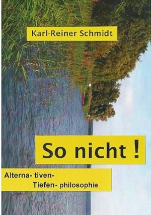 Seller image for So nicht! : Alterna-tiven - Tiefen-philosophie for sale by AHA-BUCH GmbH