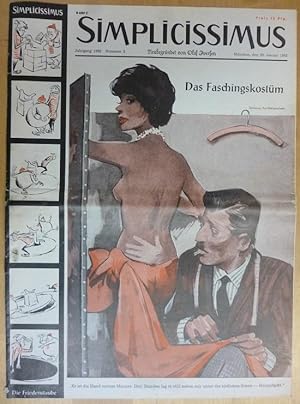 Simplicissimus. Nr. 3. Jahrgang 1962, 20. Januar 1962 Das Faschingskostüm.