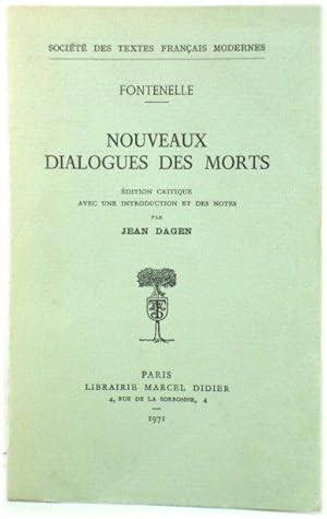 Bild des Verkufers fr Nouveaux Dialogues Des Morts (SociEtE des textes FranCais modernes) zum Verkauf von PsychoBabel & Skoob Books