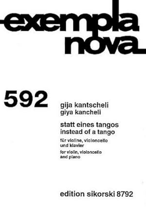 Seller image for Statt eines Tangosfr Violine, Violoncello und Klavier : Stimmen for sale by AHA-BUCH GmbH